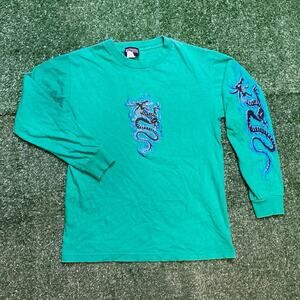 Vintage 90s Extreme Limit Dragon Shirt Size S